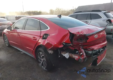 2021 Hyundai Sonata Blue z USA, uszkodzony, nr VIN KMHL24JJ1MA024180